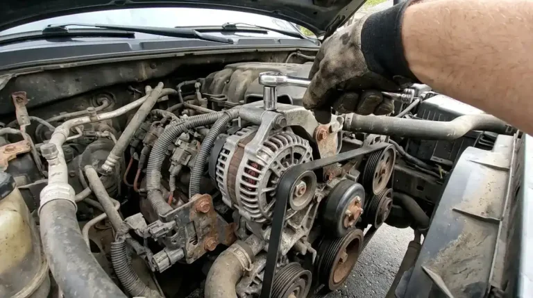 Mobile mechanic replacing an alternator in Columbia SC