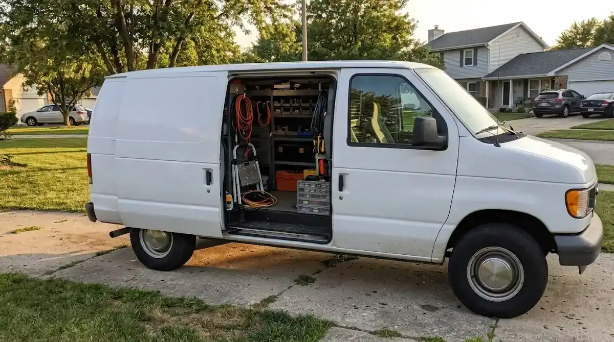 Mobile mechanic work van and tools in Columbia SC