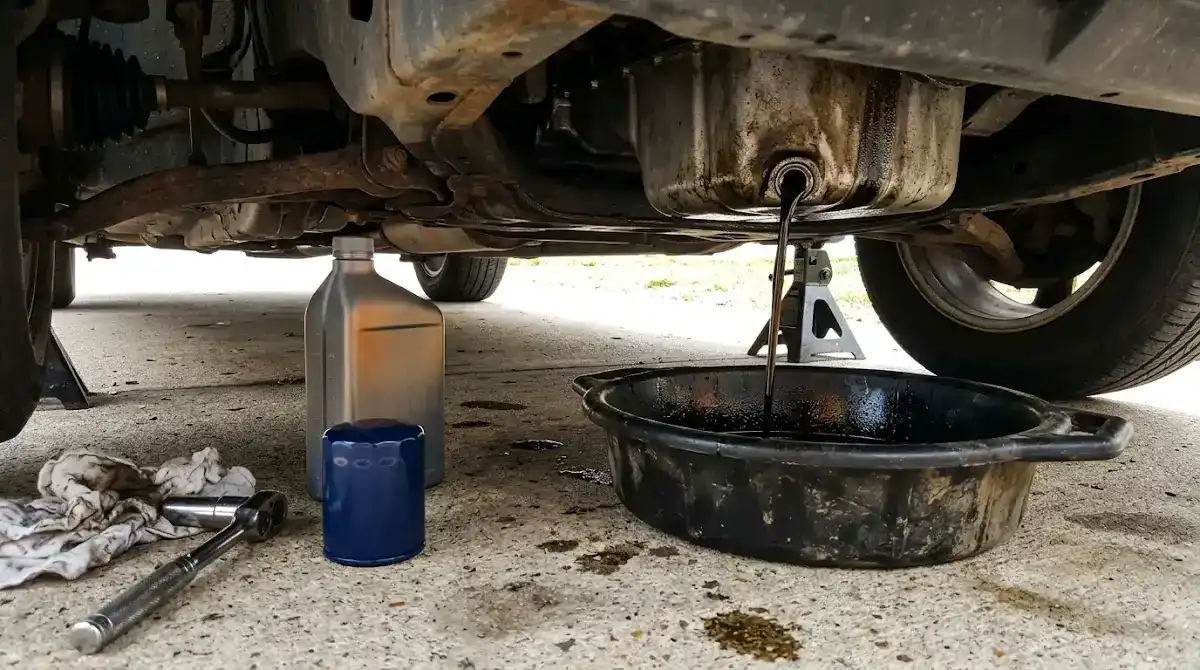 Mobile oil change at home in Columbia SC